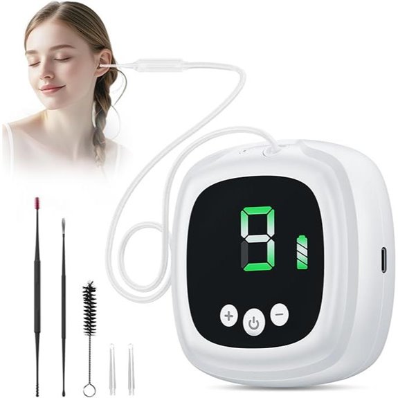 Ear Wax Vacuum Removal Kit (White)