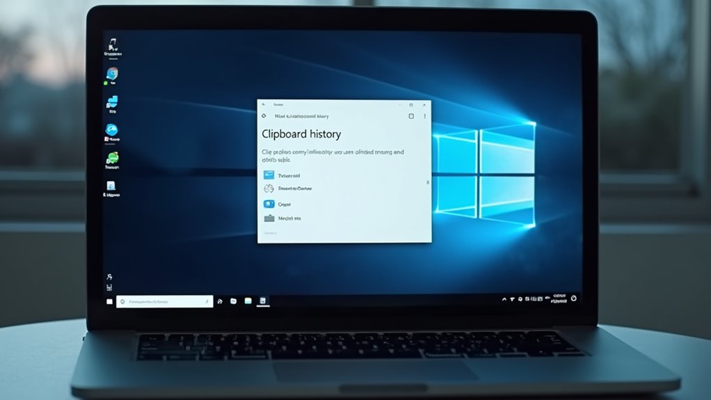 enable clipboard history feature
