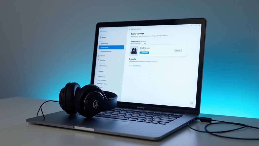 enable disabled audio device