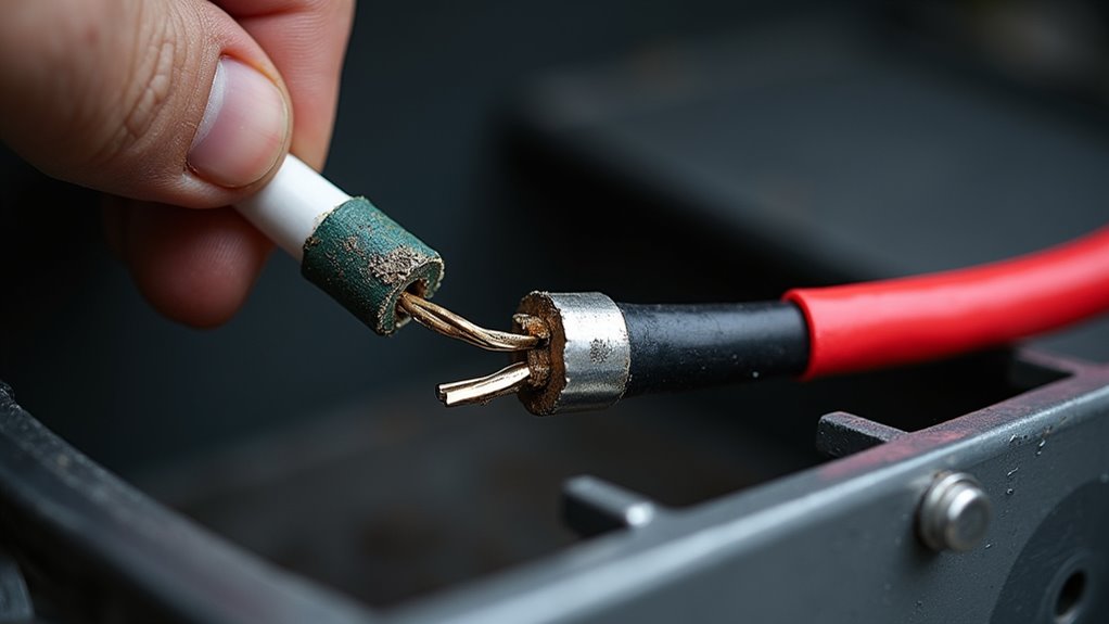 inspect and reconnect wires