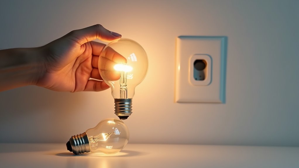 inspect and replace bulb
