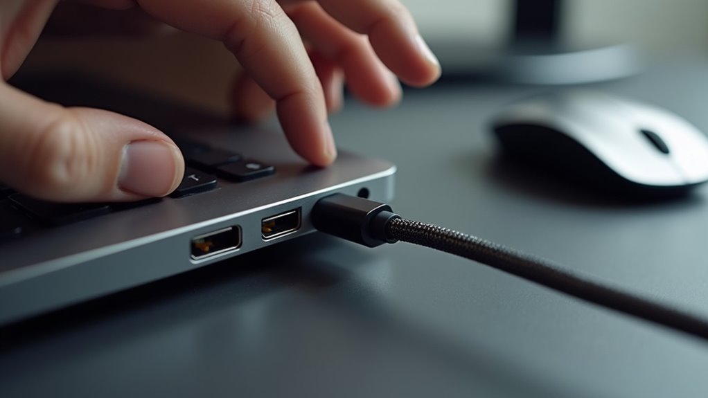 inspect usb connections thoroughly