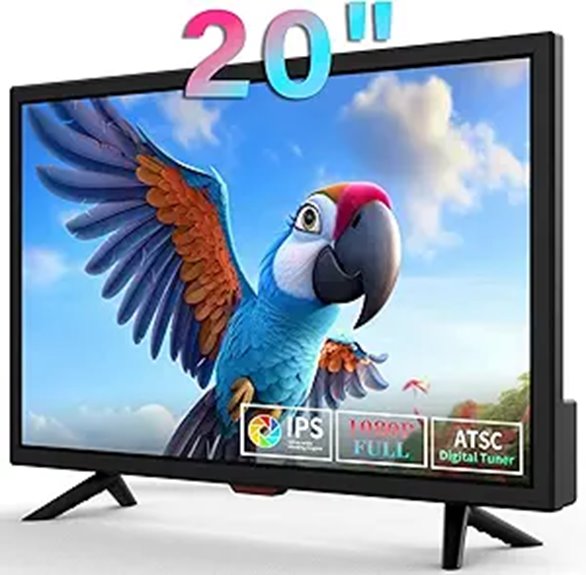 20 Kitchen TV with Headphones & HDMI