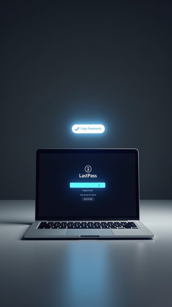 lastpass password copy issue