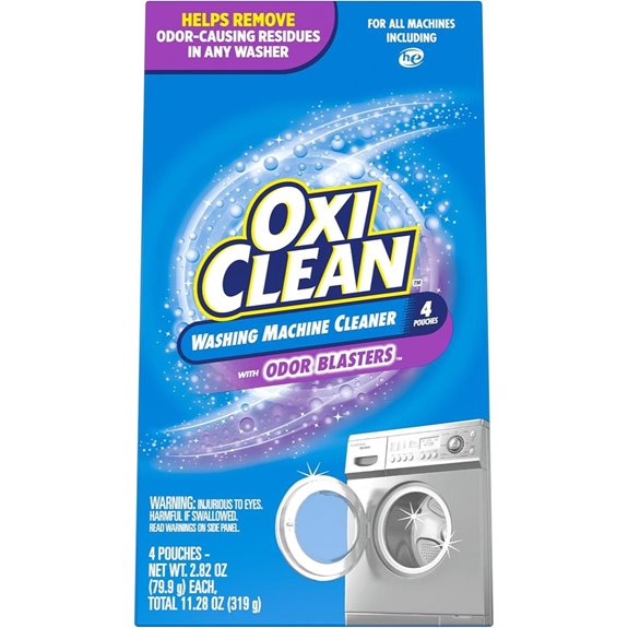 OxiClean Washing Machine Cleaner with Odor Blasters 4 Count
