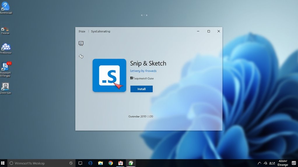 reinstall snip sketch