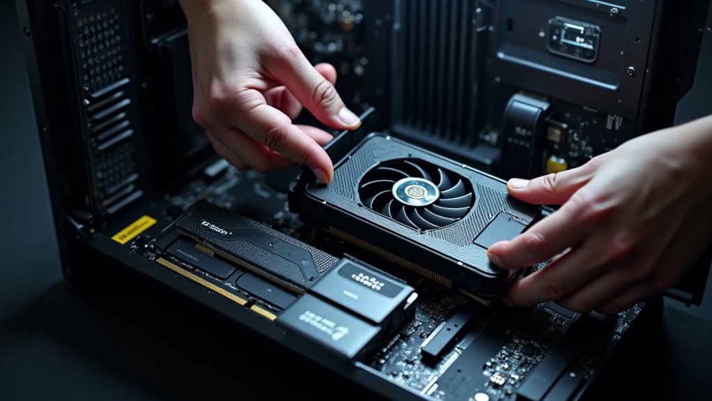 reseat ram and graphics card