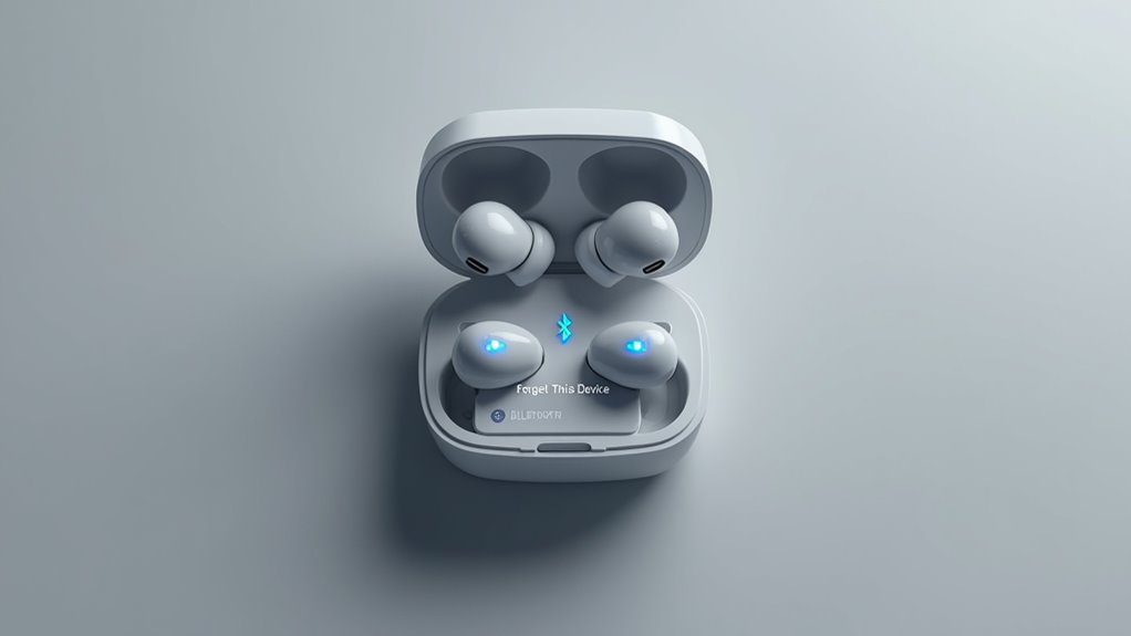 reset bluetooth earbuds connection