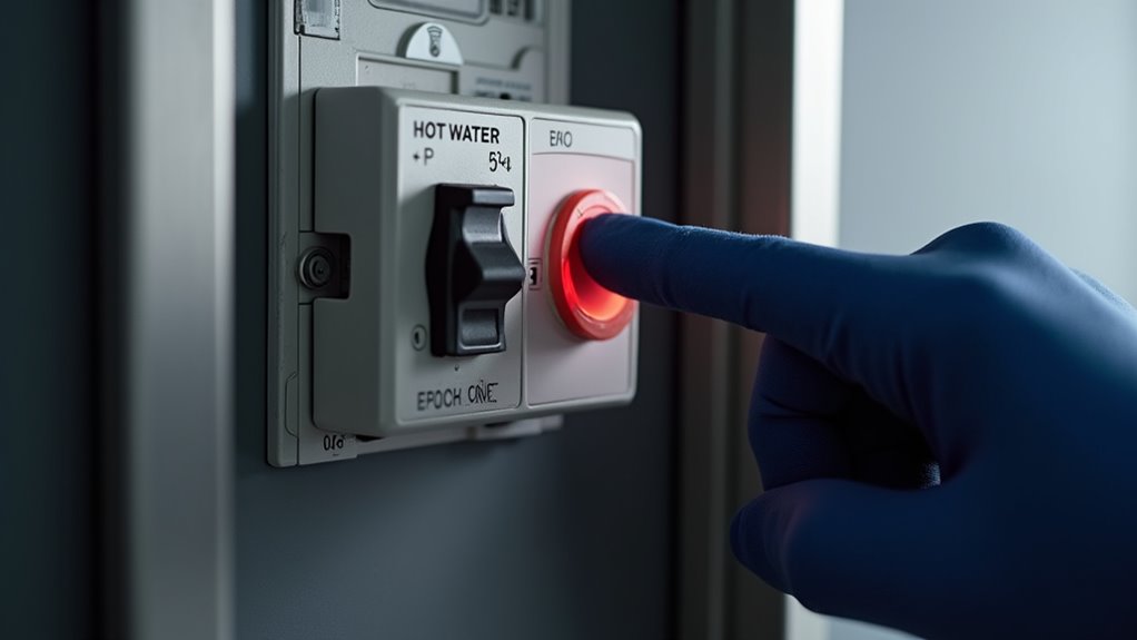 reset water heater breaker