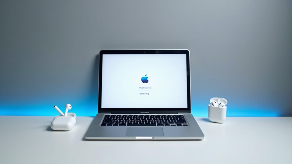 restart mac to resolve microphone issues