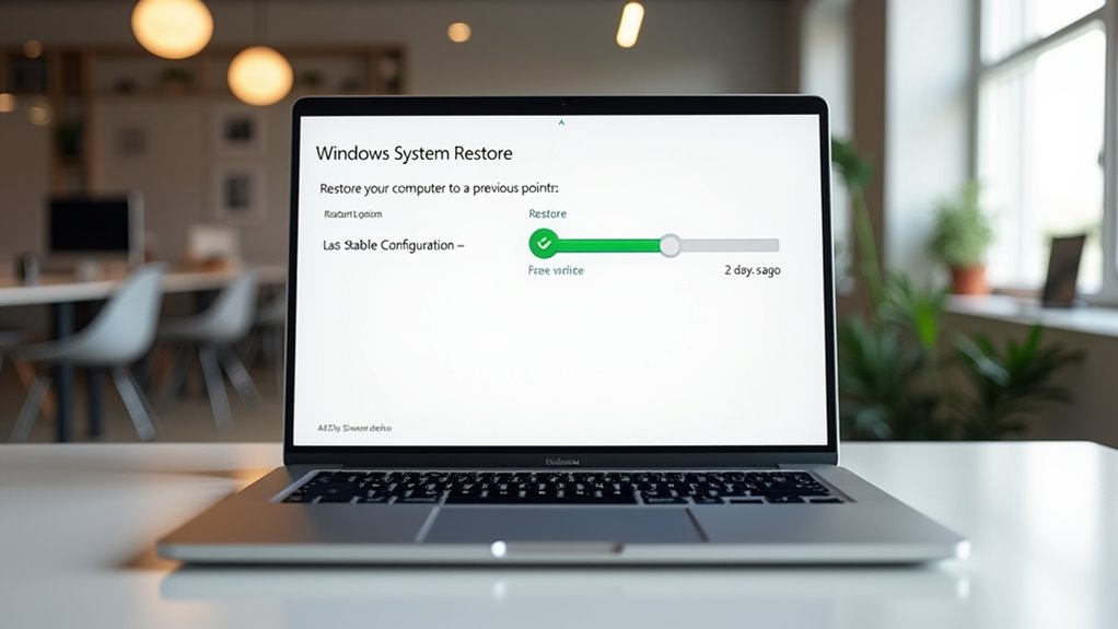 restore pc to previous state