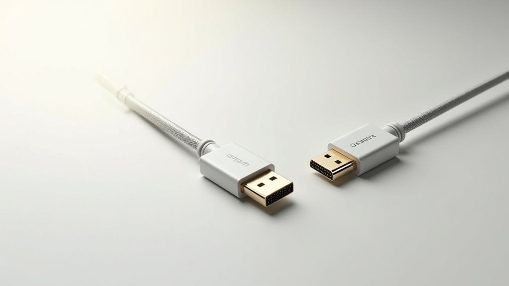 swap displayport cable securely