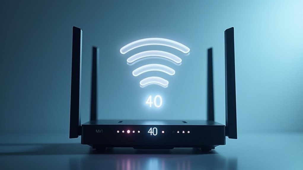 switch to 40 mhz