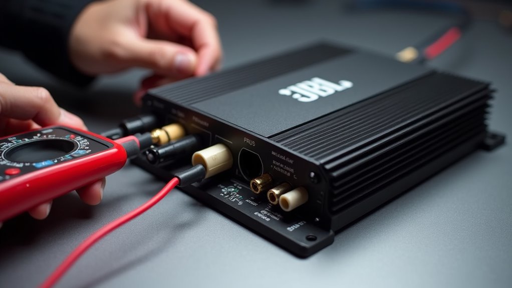 test amplifier for shorts