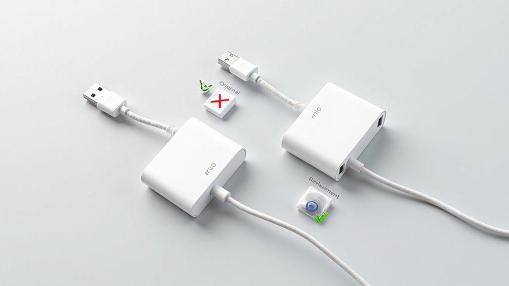 test battery and cable