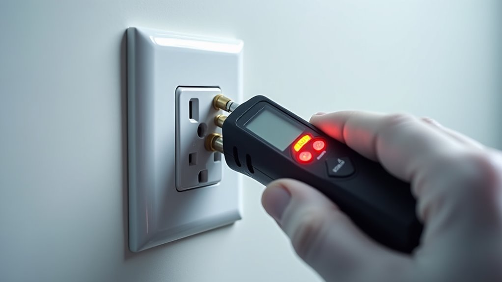 test outlet voltage safely