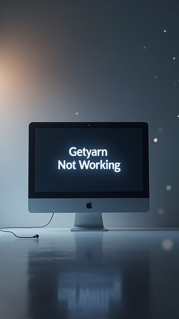 troubleshooting getyarn issues