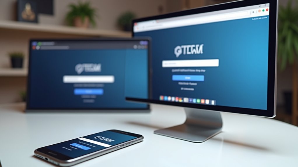 try different browser device
