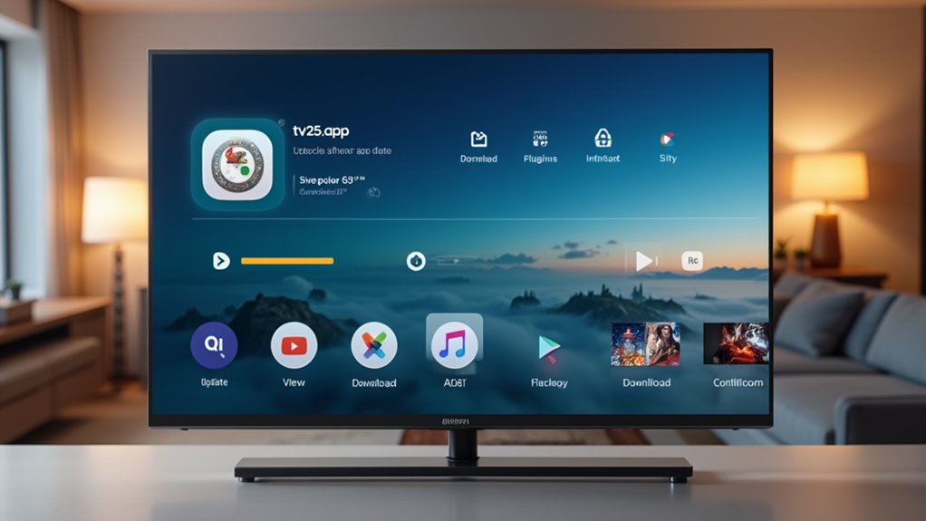 update tv25 app now