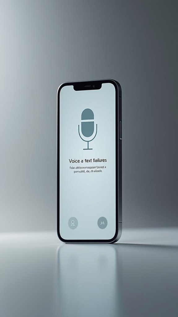 voice to text issues