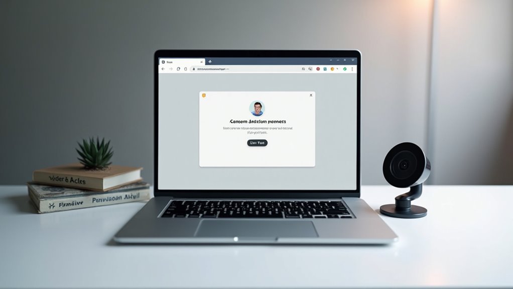 webcam browser access issues